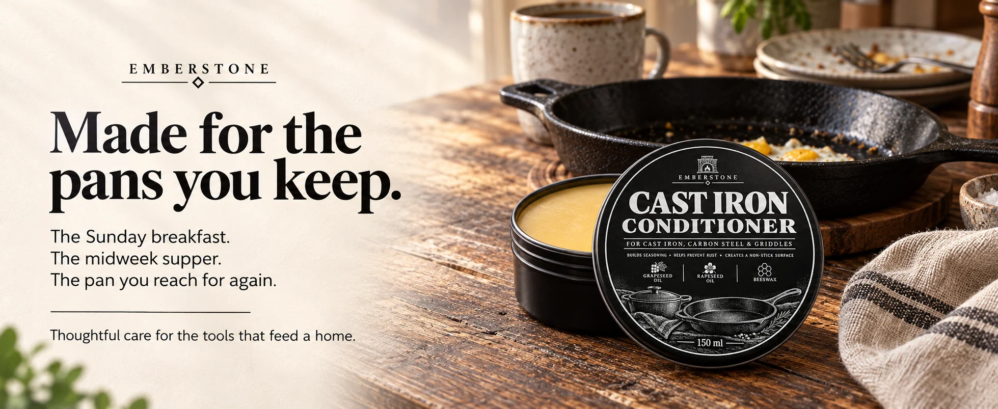 Cast Iron Conditioner — brand
