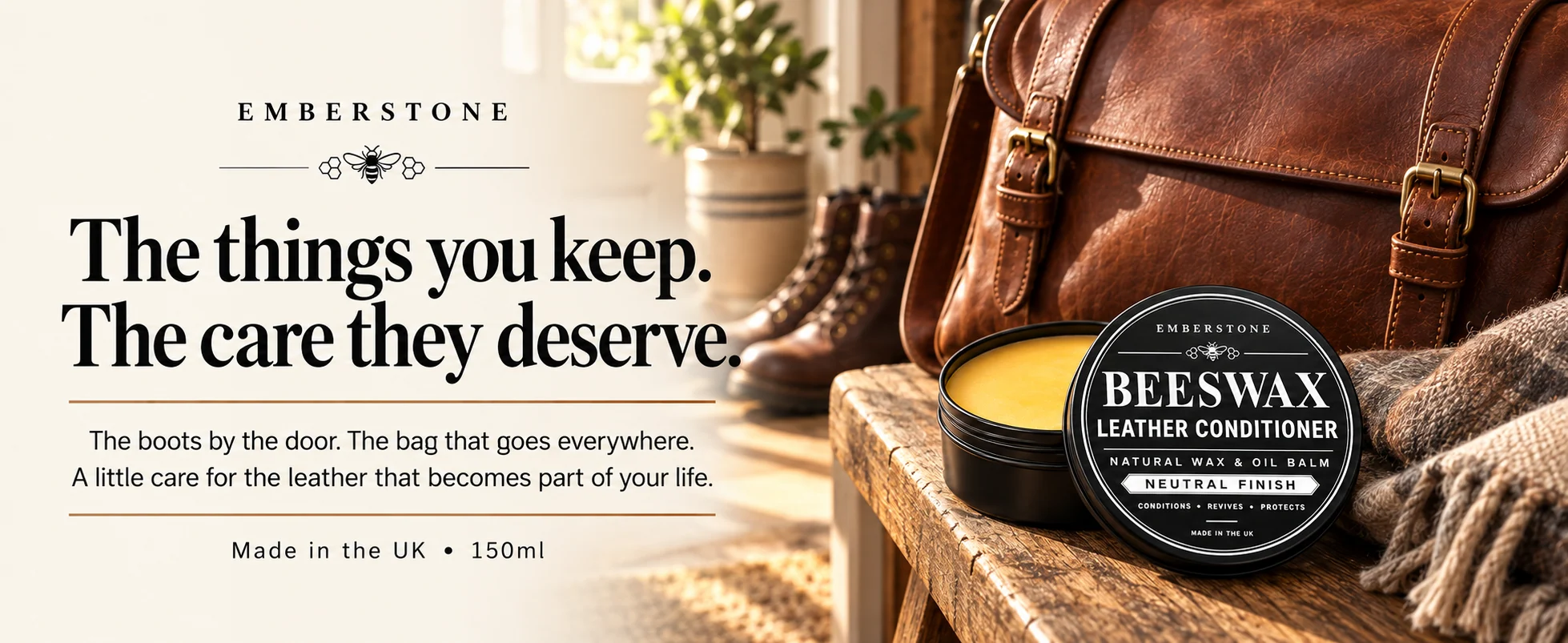 Beeswax Leather Conditioner — story