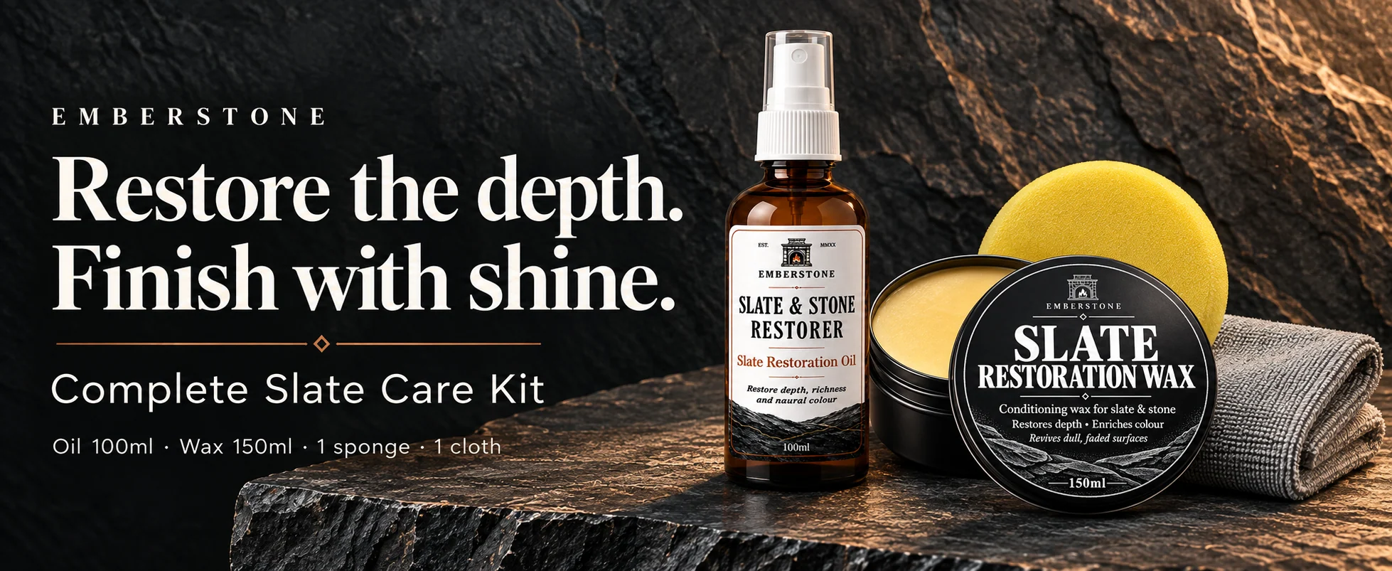 Complete Slate Care Kit — hero