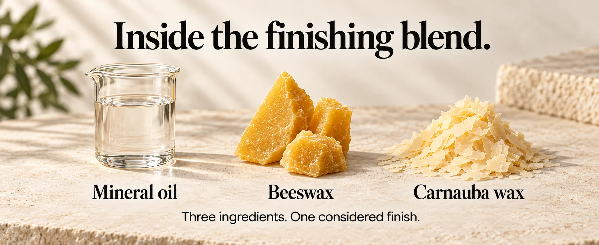 Slate Restoration Wax — ingredients