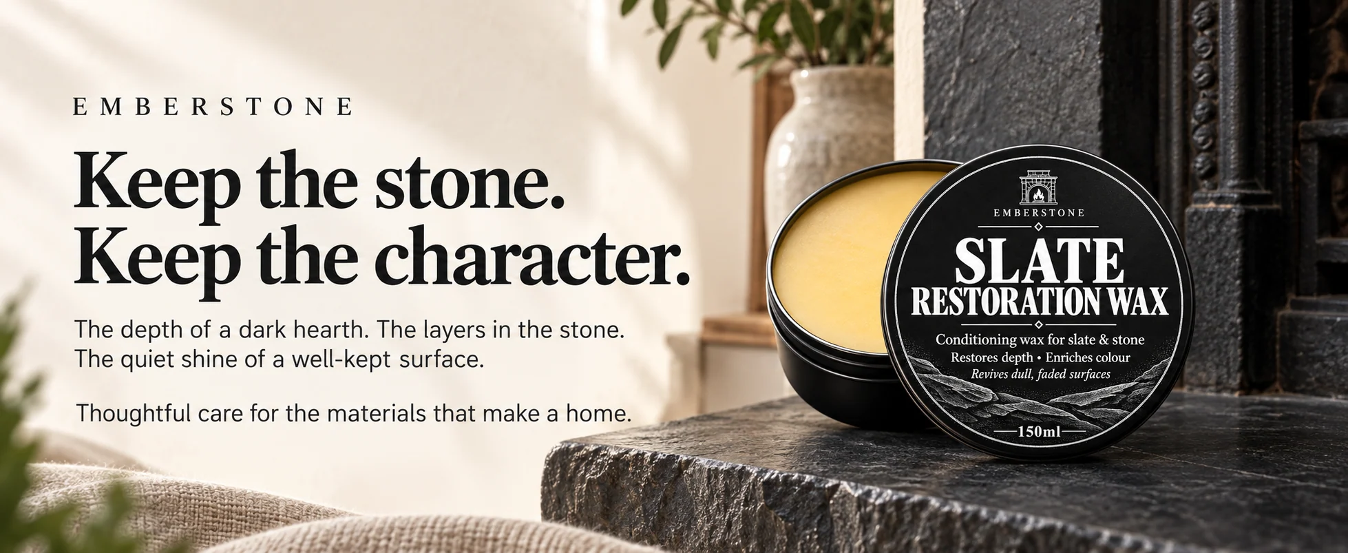 Slate Restoration Wax — brand story